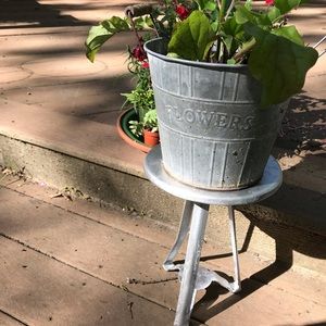 Antique milking stool